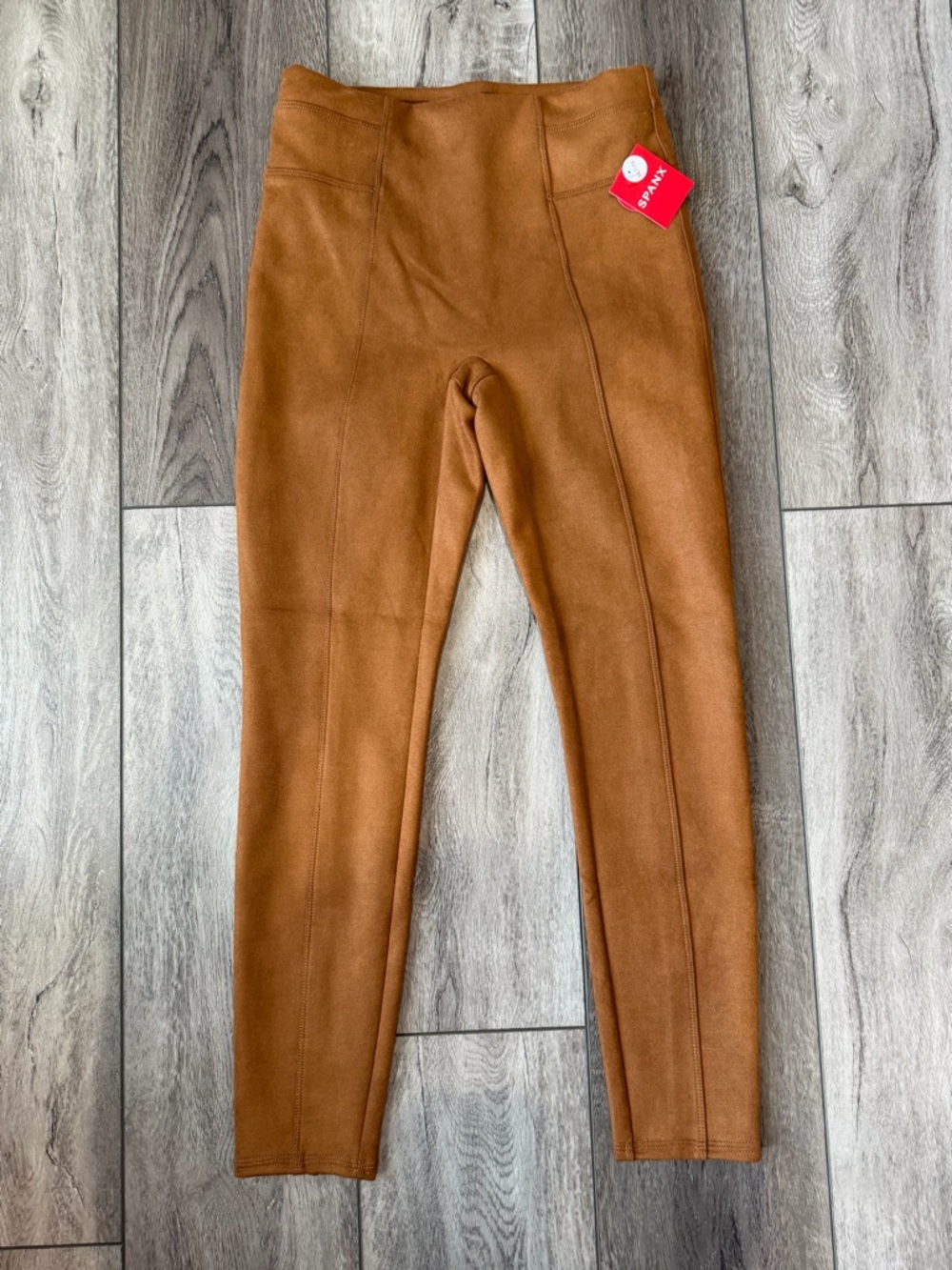 SPANX  Faux-Suede Leggings in Rich Caramel (SP)